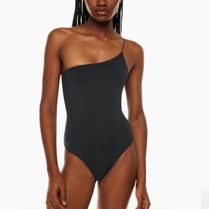 Aritzia Contour One Shoulder Cami Bodysuit